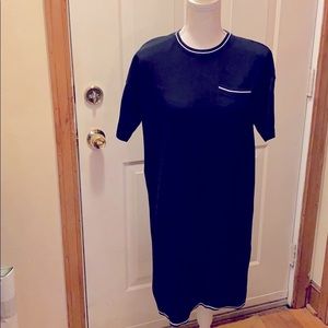 Sweet Navy Blue GAP Knit Short Sleeve Dress - M